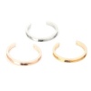 Picture of Zinc Based Alloy Channel Open Cuff Bangles Bracelets Cabochon Settings 
