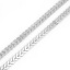 Picture of Brass Spiky Chain Findings Silver Tone Fish Bone 7x6mm( 2/8" x 2/8"), 1 M