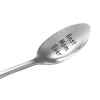 Изображение Silver Tone Stainless steel smooth carved Best Mom Ever spoon