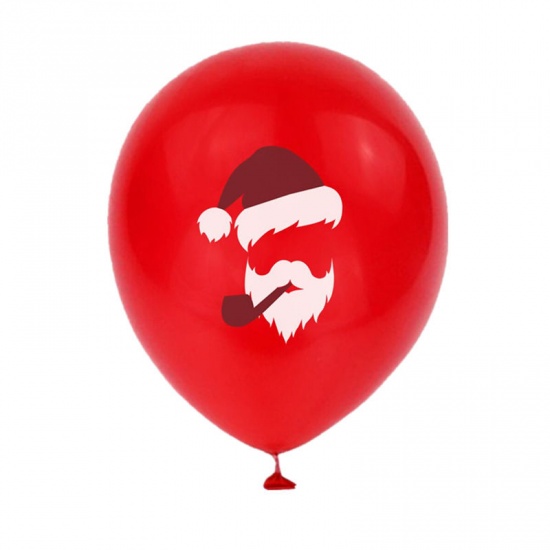 Image de Ballon en Emulsion Vert Renne de Noël 2 Pcs