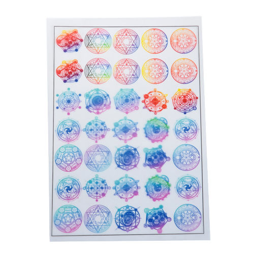 Picture of Resin & PVC DIY Scrapbook Deco Stickers For Resin Craft Rectangle Multicolor Marine Animal 15cm(5 7/8") x 10.5cm(4 1/8"), 2 Sheets