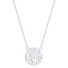 Picture of Stainless Steel Necklace Silver Tone Round Cactus 45cm(17 6/8") long, 1 Piece