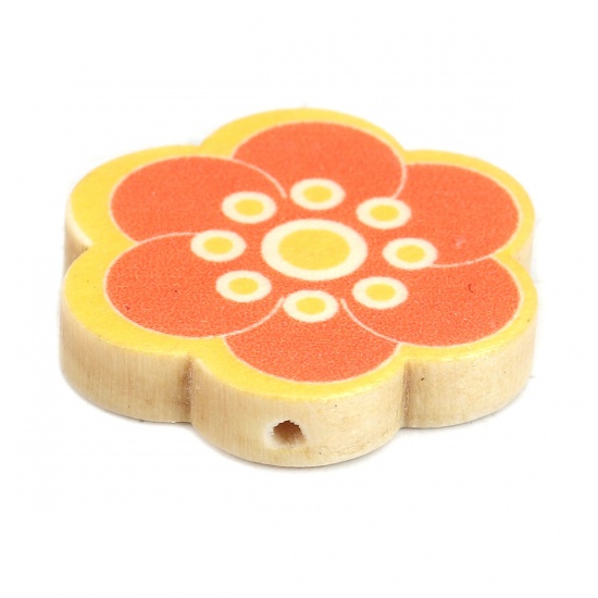 Picture of Wood Spacer Beads Flower