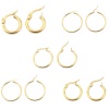 Bild von Edelstahl Creolen Kreis Ring
