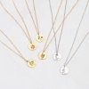 Picture of Birth Month Flower Necklace Gold Plated January Snowdrop Flower 44cm(17 3/8") long, 1 Piece