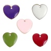 Picture of Copper Enamelled Sequins Charms Heart Unplated Enamel