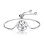 Immagine di Ottone & Zircone Cubico Tono Argento Blu Tondo Albero 24cm Lunghezza, 1 Pz