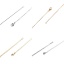 Immagine di 304 Acciaio Inossidabile Strutturato Collana Tono Argento 50cm Lunghezza, 1 Pz