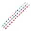 Picture of 304 Stainless Steel Bracelets Silver Tone Deep Blue Evil Eye Enamel 20.3cm(8") long, 1 Piece