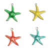 Image de Breloques en  Acier Inoydable Bijou d'Océan Etoile de Mer Émail      