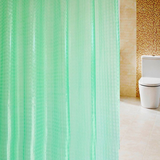 Immagine di Tenda di doccia del PEVA bagno addensata 3D bianco 180x180cm-1 Pz