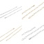 Immagine di 304 Acciaio Inossidabile Cavo Catena Collana Ovale Tono Argento 80cm Lunghezza, 1 Pz