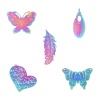 Picture of Stainless Steel Filigree Stamping Pendants Feather