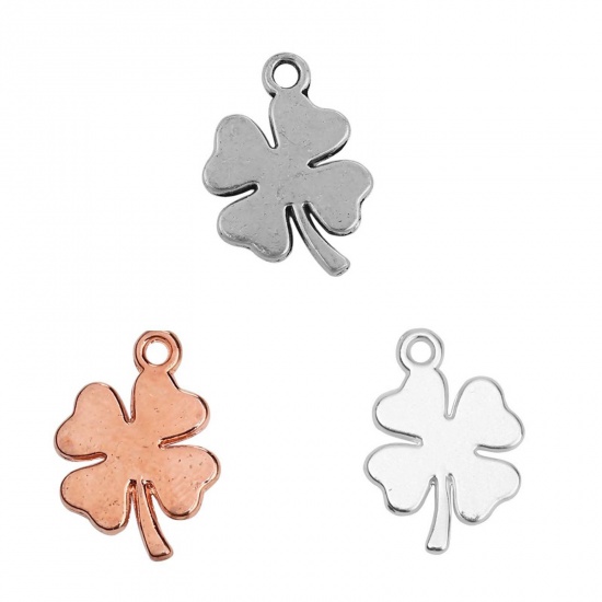 Picture of Zinc Based Alloy Charms Four Leaf Clover