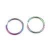 Picture of Stainless Steel Hoop Earrings Multicolor Circle Ring