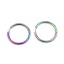 Picture of Stainless Steel Hoop Earrings Multicolor Circle Ring