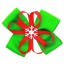 Immagine di Natale Forcina Rosso & Verde Cravatta a Farfalla 15cm x 12cm, 1 Pz