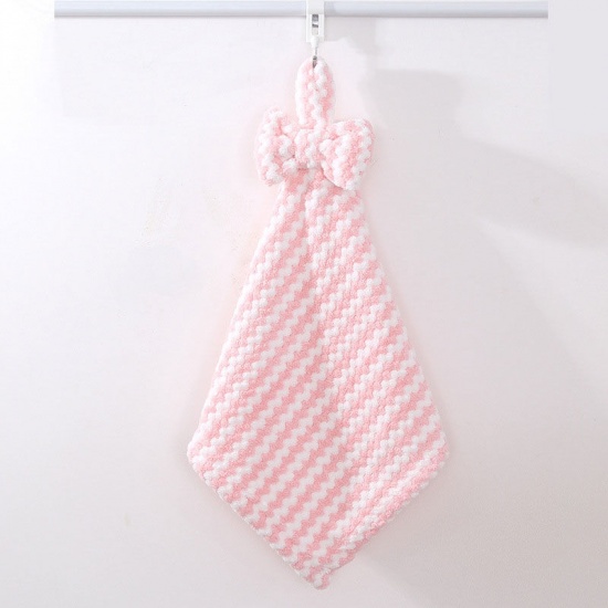 Picture of Hanging Towel Cleaning Cloth Blue Bowknot Hanging 30cm x 30cm, 1 Piece