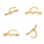 Immagine di 304 Acciaio Inossidabile Connettore di Collana Cilindrico Oro Placcato 20mm x 7mm - 12mm x 3mm, 1 Pz