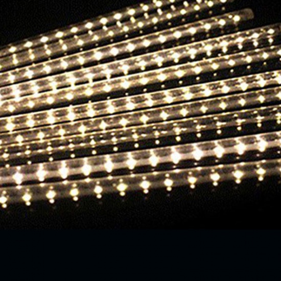 Immagine di PC LED String Luce Natalizia Natale Decor Festa di Nozze Bianco 50cm, 1 Serie ( 8 Pz/Serie)