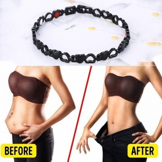 Picture of 1 Piece Therapy Health Weight Loss Energy Slimming Lymphatic Drainage Magnetic Bracelets