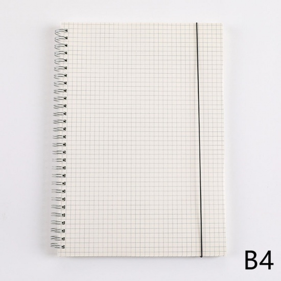 Immagine di (80 Fogli) Carta Quaderni Bianco Sporco Rettangolo Polka Dot 14.2cm x 10.6cm, 1 Copia