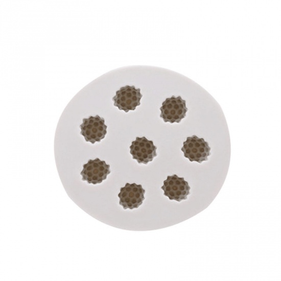 Immagine di Grayish White - Silicone Mould for Chocolate Cookie Desert Biscuit Kitchen Baking Tool
