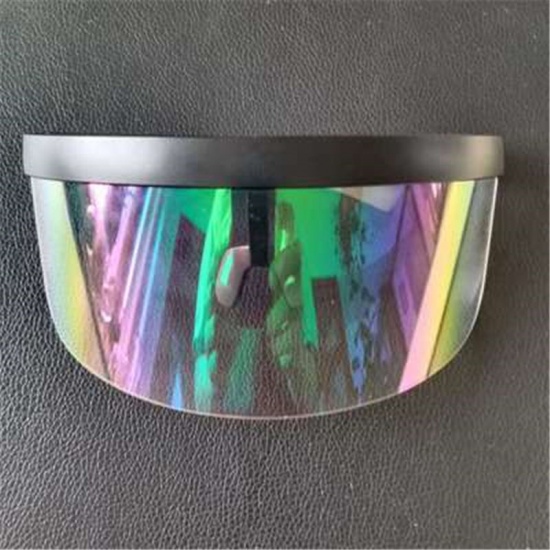 Immagine di Green - Huge Oversize Futuristic Flat Top Visor Sunglasses