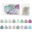 PU Leather Material Accessory Set For DIY Earings Pendants Multicolor Drop 1 Set の画像