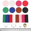 Picture of PU Leather Material Accessory Set For DIY Earings Pendants Multicolor 1 Set