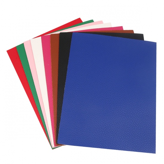 Immagine di PU Leather Material Accessory Set For DIY Earings Pendants Multicolor 1 Set