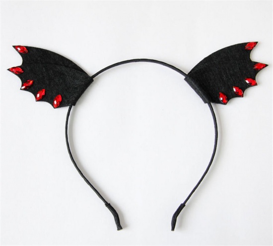 Picture of Headband Halloween Cobweb Black 1 Piece