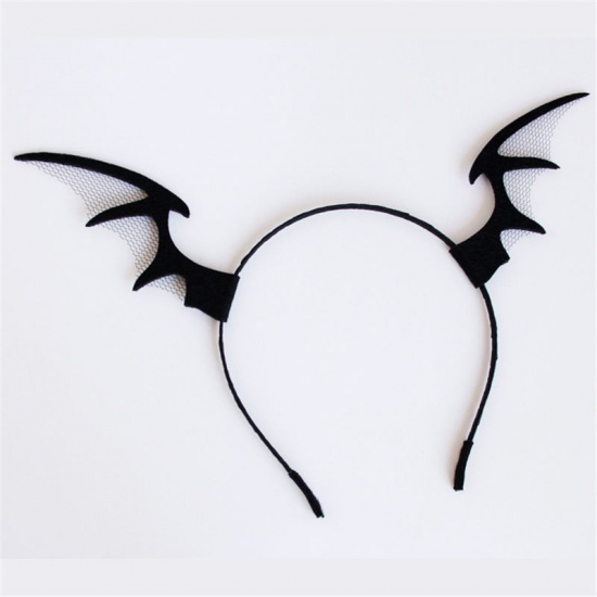 Picture of Headband Halloween Cobweb Black 1 Piece
