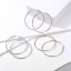 Bild von Stainless Steel Hoop Earrings Circle Ring 1 Pair
