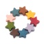 Imagen de Wood Spacer Beads Pentagram Star About 15mm x 15mm, Hole: Approx 1.8mm, 20 PCs