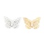 Picture of Brass Insect Connectors Butterfly Animal Gold Plated & Filigree Stamping Clear Rhinestone
