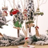 Изображение Wood Christmas Hanging Decoration Green Gift Box Car 8.5cm x 7.5cm, 1 Piece