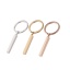 Immagine di Stainless Steel Blank Stamping Tags Keychain & Keyring Multicolor Rectangle Cuboid 74mm x 30mm