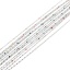 Immagine di Stainless Steel Link Cable Chain Oval Silver Tone Enamel 3x2mm, 1 M