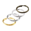 Immagine di Iron Based Alloy Double Split Jump Rings Findings Set Silver Plated Circle 12mm Dia. - 4mm Dia., 1 Box