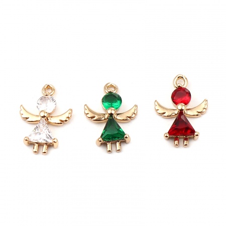 Brass Religious Charms Angel
