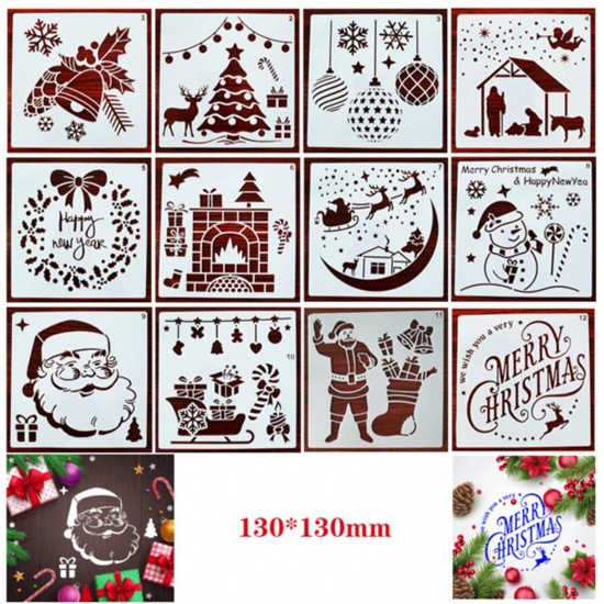 Immagine di PET Christmas Children DIY Drawing Template