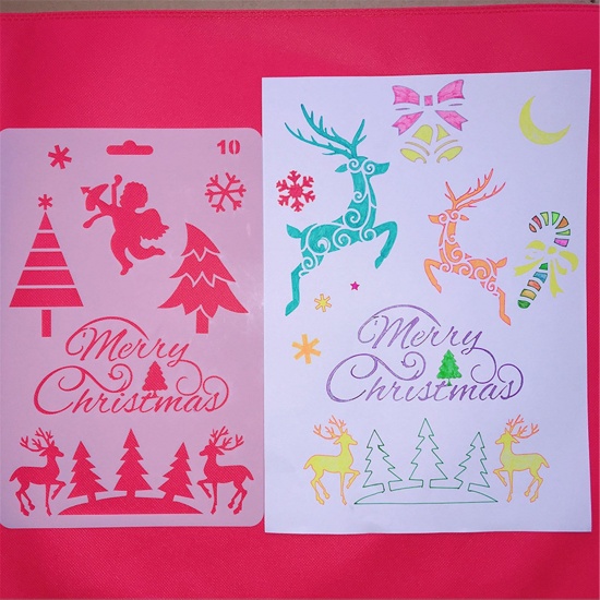Immagine di PET Christmas Children DIY Drawing Template