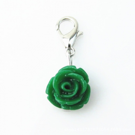 Picture of Plastic Knitting Stitch Markers Rose Flower 12 PCs