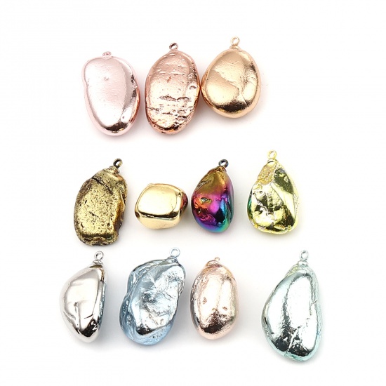 Imagen de Piedra + Cobre Colgantes Charms 3 Unidades