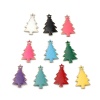 Immagine di Ottone Sequins Smaltati Charms 10 Pz