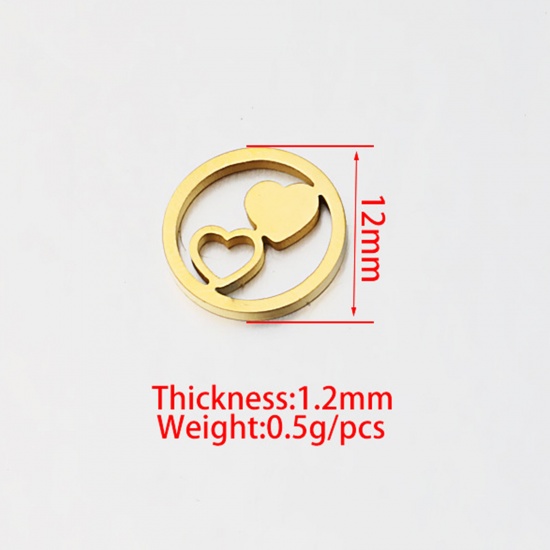 Picture of Stainless Steel Charms 2 PCs