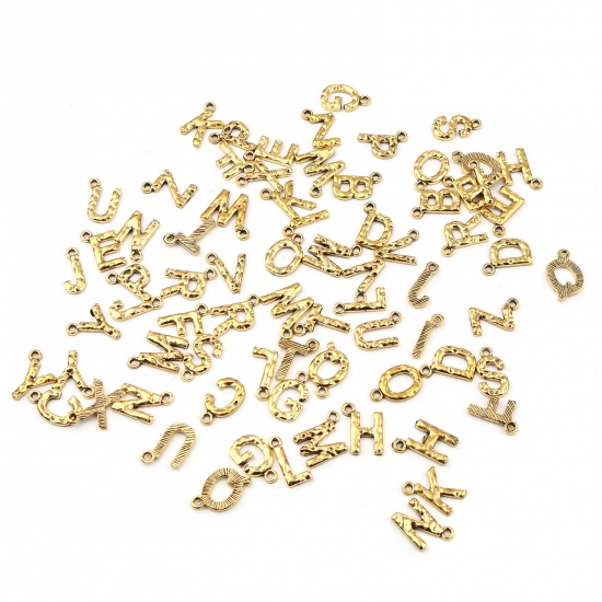 Picture of Zinc Based Alloy Charms Capital Alphabet/ Letter