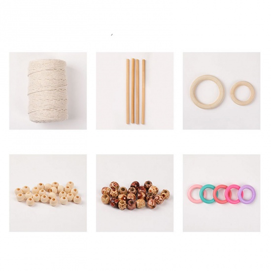Picture of Wood DIY Handmade Craft Materials Accessories 1 Set