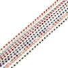 Image de Chaîne Maille Forçat Colliers en Acier Inoxydable Émail 45cm Long, 1 Pièce